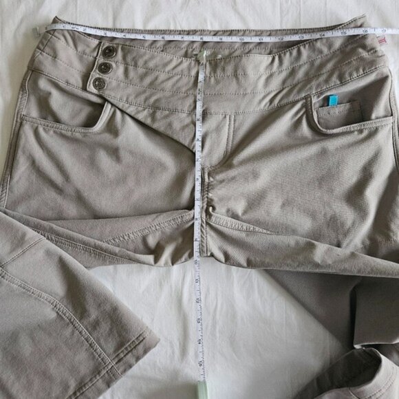 Lululemon Athletica Pants Womens 10 Gray Wide Leg Windbreaker Trail Hiking Y2K - Picture 5 of 16